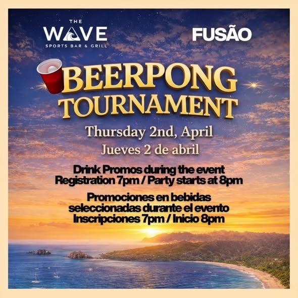 BEER PONG TOURNAMENT @ THE WAVE